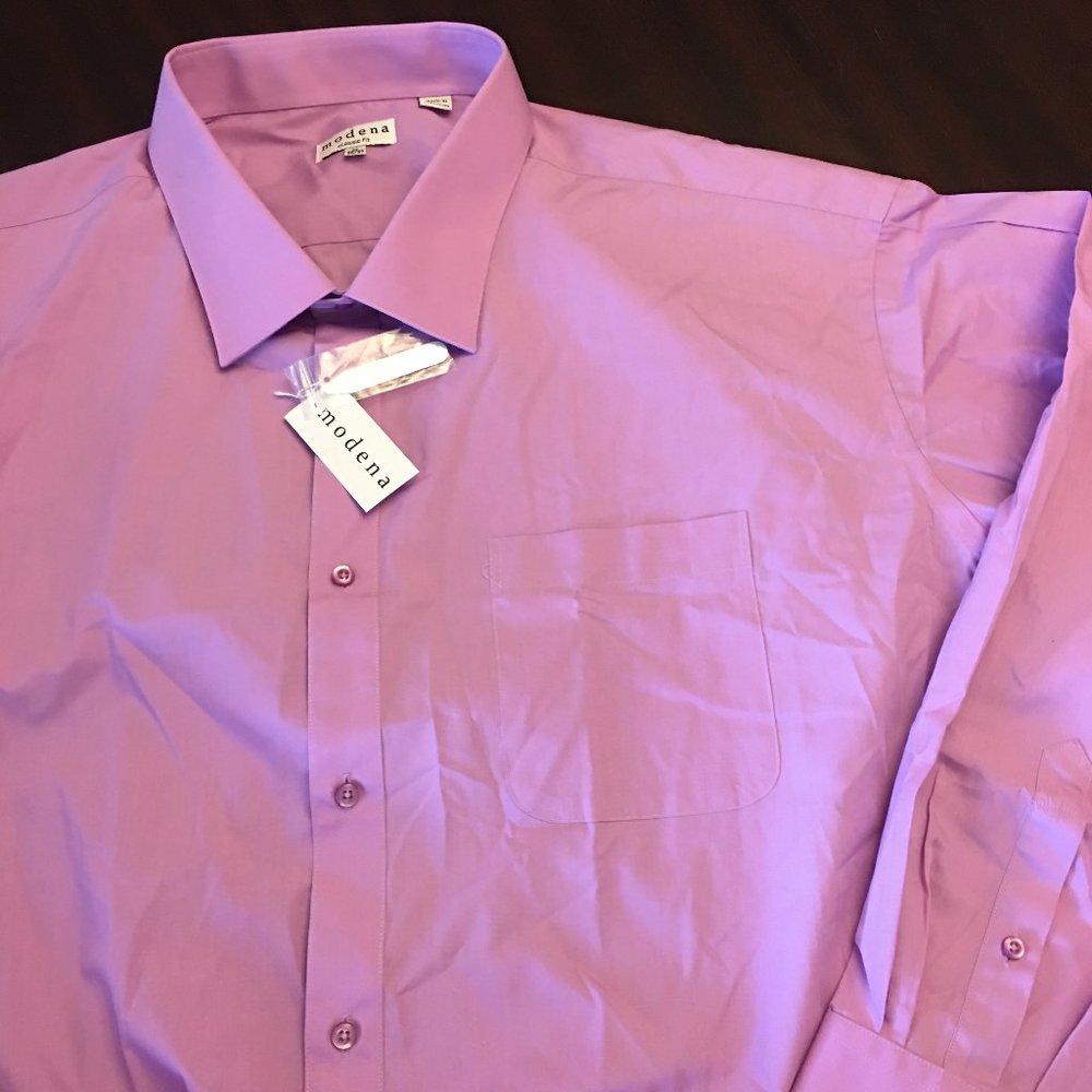 MODENA Classic Fit Button Front Shirt   |    NWT! - Picture 3 of 11